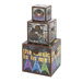 Classic Old Time Wood Canvas Trunk (Set of 3)