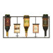 5 Bottle Wall Mounted Wine Rack