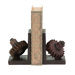 Rusted Gear Themed Polystone Book End (Set of 2)