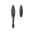Entry Set Front Door Handle with Wilson Oval Knob