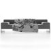 Iveta Abolina Black And White Play Fleece Throw Blanket