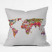 Bianca Green Polyester Its Your World Indoor/Outdoor Throw Pillow