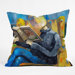 Robin Faye Gates Polyester At The End Of The Fork Indoor/Outdoor Throw Pillow