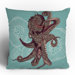 Valentina Ramos Octopus Bloom Throw Pillow