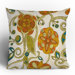 Valentina Ramos Orange Flowers Throw Pillow