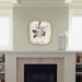 Iveta Abolina Floral 2 Modern Clock