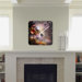 Iveta Abolina Purple Rain Custom Clock