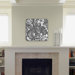 Valentina Ramos Bird in Flowers Black White Wall Art
