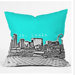 Bird Ave St Louis Throw Pillow