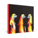 Clara Nilles Flaming Otters Gallery Wrapped Canvas