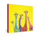 Clara Nilles Jellybean Giraffes Gallery Wrapped Canvas