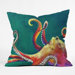Clara Nilles Polyester Mardi Gras Octopus Indoor/Outdoor Throw Pillow