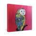 Clara Nilles Owl On Lipstick Gallery Wrapped Canvas