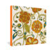 Valentina Ramos Orange Flowers Gallery Wrapped Canvas