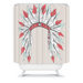Wesley Bird Dressy Shower Curtain