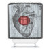 Wesley Bird You Are Here Shower Curtain