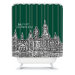 Bird Ave University Shower Curtain