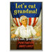 Let's Eat Grandma! &nbsp;Punctuation Saves Lives! Canvas Wall Art