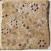 Italian Country 4" x 4" Floral Deco in Noce (Set of 3)