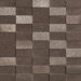 Ecoliving 12" x 12" Reflex Porcelain Mosaic in Brown