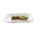 White Basics Motion Rectangular Platter