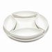 White Basics Round Divider 5-Piece Serve Set