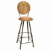 24" Circular Back Swivel Stool