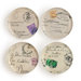 European Souvenir Italian Postcards Coaster (Set of 4)