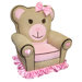 Magical Harmony Ballerina Bear Kid's Club Chair