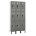 ReadyBuilt Three Wide Triple Tier Locker in Hallowell Gray