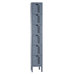 Heavy-Duty Ventilated Locker 6 Tier 1 Wide (Knock-Down)