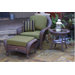 Lexington 3 Piece Arm Chair, Ottoman and Table Set with Cushions