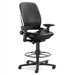 Leap 462 Series Leather Height Adjustable Stool
