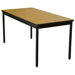 Quick Ship Lobo Lotz Armor Edge Top  Table
