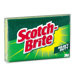 Scrub Sponge, 3"x5-1/2", Green/Yellow
