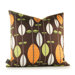 Aequorea Carousel Pillow in Chocolate and Sunshine