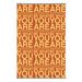 You Are Slat in Sunflower and Rust
