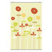 Aequorea Scribble Slat in Pear and Rust