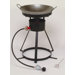 Bolt Together Outdoor Cooker with Steel Wok and 2 Wooden Utensils