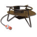 Extra Heavy Duty Double Jet Burner Outdoor Cooker Package with Round Bar Legs