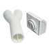 Whisper Comfort Double Chamber Exhaust Wall Cap