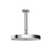 Jewel Shower Series Round Ceiling Mount Anti Lime Shower Head with Brass Shower Arm