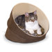 Thermo-Kitty Cave in Chocolate / Tan / Leopard