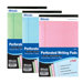 3 Ct. Multi Color Jr. Perforated Writing Pad (Set of 24)