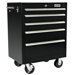 25" 5 Drawer Rolling Cabinet
