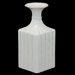 11.5" White Ceramic Flower Pot