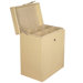Tabletop Storage Faux Leather Champagne Flute Chest
