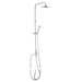 Adaptable Rainhead Round Panel Shower Column
