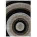 Uptown Ringmaster Black Rug