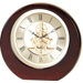 Round Skeleton Gear Clock with Brass Dial